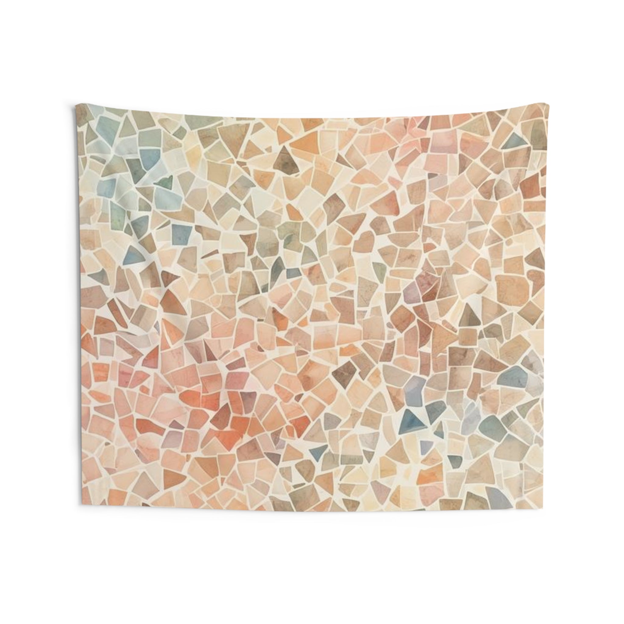 Elegant Mosaic Indoor Wall Tapestries by Rosetta Creative Boutique– Bohemian Home Decor, Living Room Accent, Bedroom Wall Art, Unique Gift Ideas, Cozy Atmosphere - Rosetta Creative Boutique